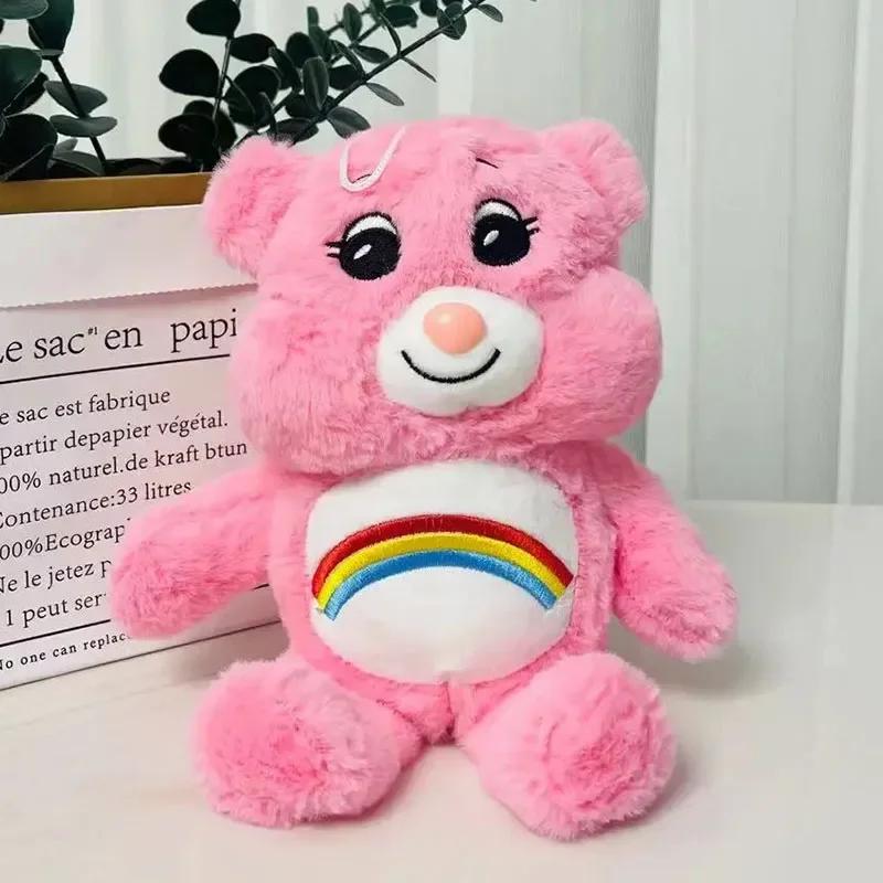 Anime Cartoon Care Bears Kawaii Birthday Plush Toy Japanese New Rainbow Bear Plush Doll Bedroom Pillow Ornament Doll Gift 45cm