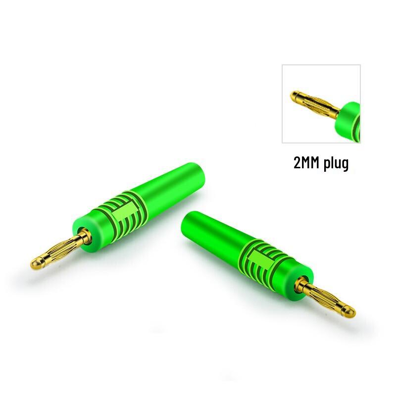 HUIJUN 2mm Gold-Plated Brass Banana Plug