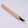 12-Piece Manganese Steel & Paulownia Wood Carving Knife Set - DIY Handmade Toy Tools