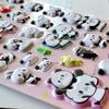 4 Pcs/lot Kawaii 3D Puffy Panda Daily Life Stickers Scrapbooking Diy Journal Stationery Sticker Cute Deco Aesthetic Art Supplies