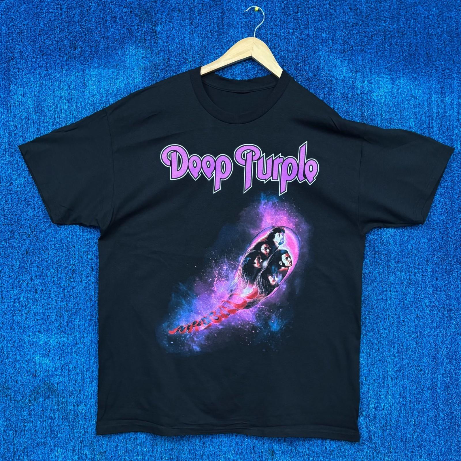 Deep Purple Fireball Album Cover Art Heavy Metal Band Tee XL Unisex T-Shirt S