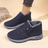 New cotton shoes for men and women, old Beijing velvet warm short boots, casual cotton boots, snow boots for women