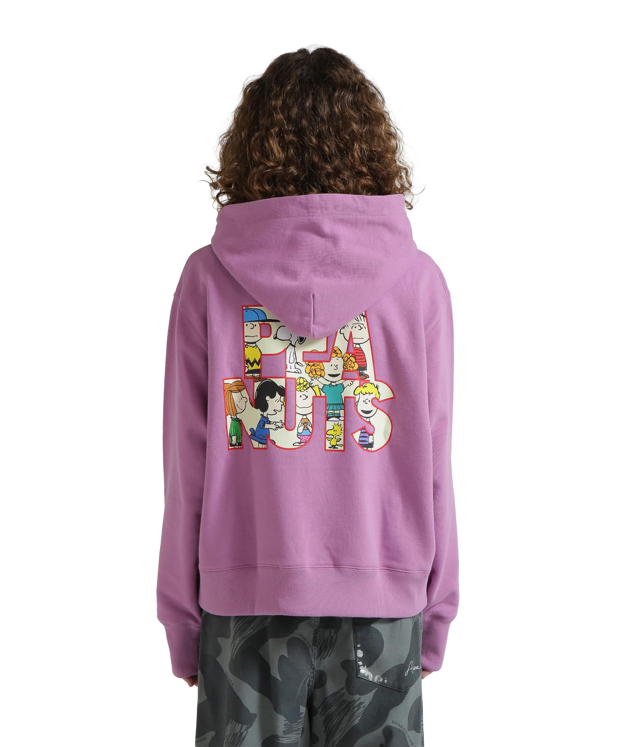 Avirex Parker Pullover Parka Peanuts Ladies F 080 Purple 783-5231606