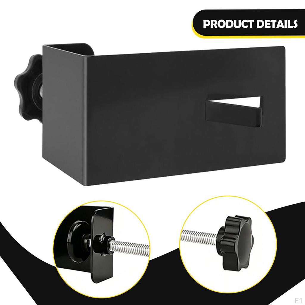 Locks Box Door Mount Bracket Stainless Steel Supplies Easy Installation Adjustable Hook for
