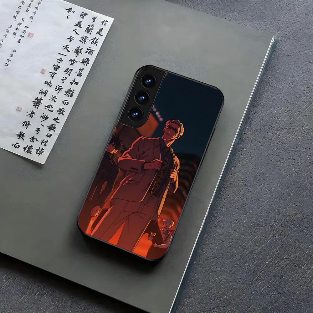 Kento T-Nanami J-Jujutsu K-Kaisen Phone Case For Samsung S24, S25 22,30,Note20,Ultra,Lite,Ultra5G,Plus,FE Black Cover