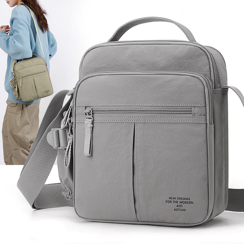 Men's Multi-compartment Multi-functional One-shoulder Crossbody Tote