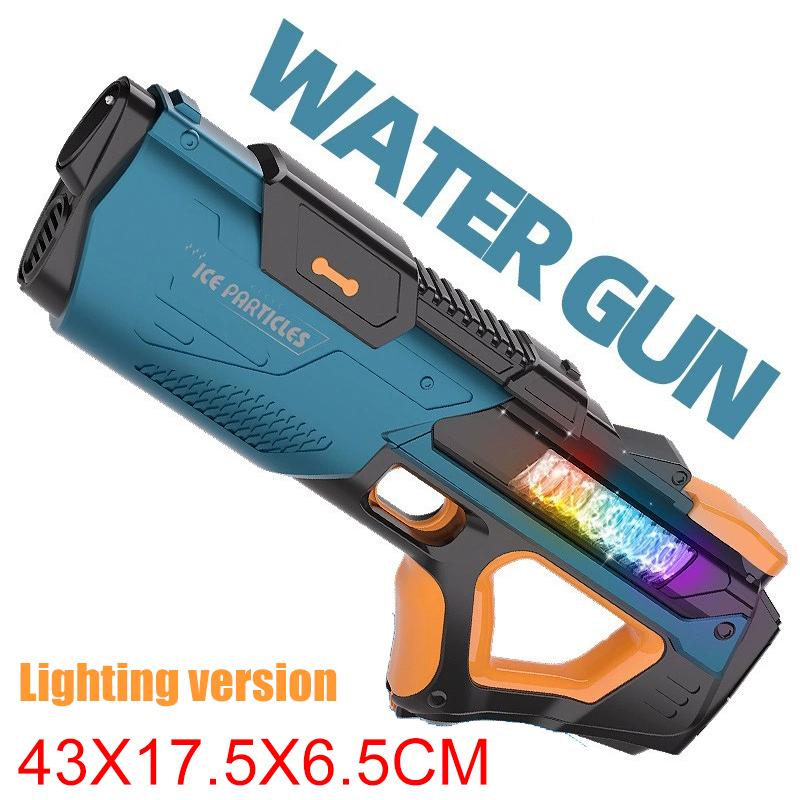 Non-Toxic Full Electric Automatic Water Storage Gun Toys Portable Children Summer Beach Outdoor Fight Fantasy Toys For Children Kids Game