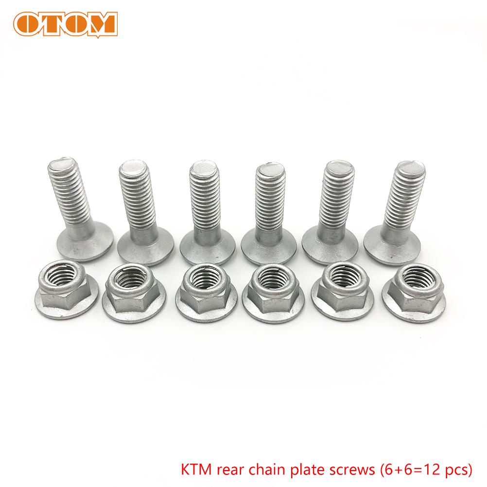 For KTM Fairing Screws Motorcycle Bolt Kit M6 M8 Shock Absorbing Guard Plate Brake Disc Screw EXC XC SX Adventure Fastener Kit