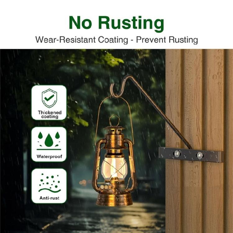 Balconies Railing Bird Feeders Brackets Flower Pot Plant Support Hanger Hook for Hanging Plant