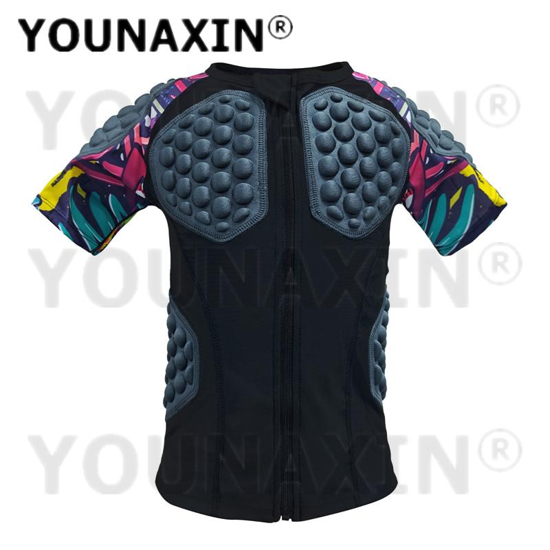 Unisex Child Roller Skating Sportswear Boy Basketball Girl Short-sleeved T-shirts Football Soccer Outdoor Sports Clothing Anti-collision
