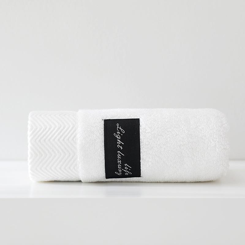 Grade A Pure Cotton Towels - Soft, Thick, and Absorbent Face Towels in Plain Colors