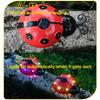 Solar Ladybug Light Outdoor Waterproof LED Garden Decor Wall Hanging Lawn Pathway Landscape Lighting for Yard Patio Statue