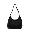 Canvas bag messenger bag women's large capacity lightweight casual dumpling bag summer commuter versatile shoulder bag