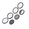 Camera Lens Filter Kit UV CPL ND8 Soft White Graduated Grey 10X Macro 6 Points Star Filter Set for Photography 55mm