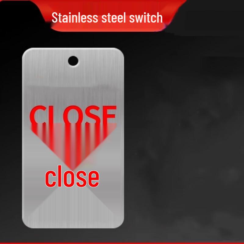 Stainless Steel Equipment Status Sign