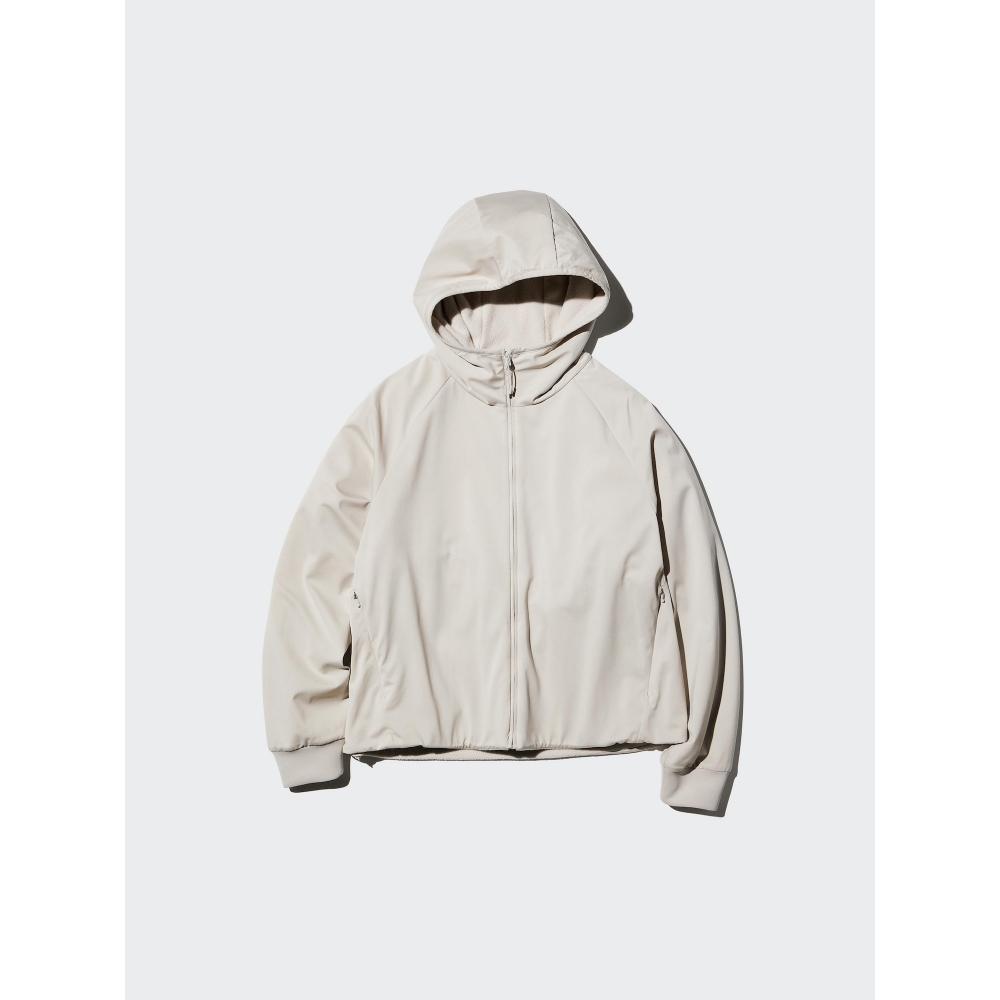 Uniqlo Windblock Fleece Reversible Zip Hoodie