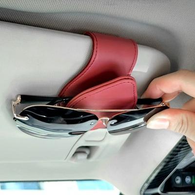 Car Clips for Glasses Sunglasses Clip Frame Sun Visor Storage Multi-function Card Creative Car Interior Supplies Car Glasses Case