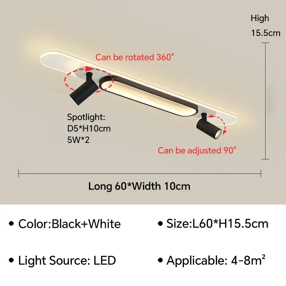 

Современный светодиодный потолочный светильник для гостиной, коридора, гардероба, прохода, потолочный светильник с прожектором, люстры, декоративный светильник Warm white