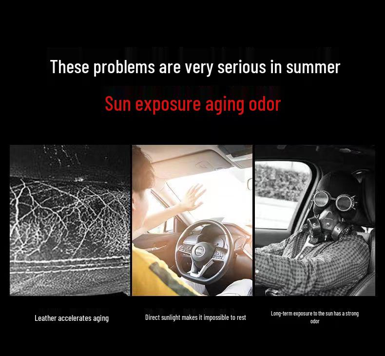 Double Layer Thickened Windshield Sunshade - Seamless Opaque Sun Protection & Heat Insulation for Cars