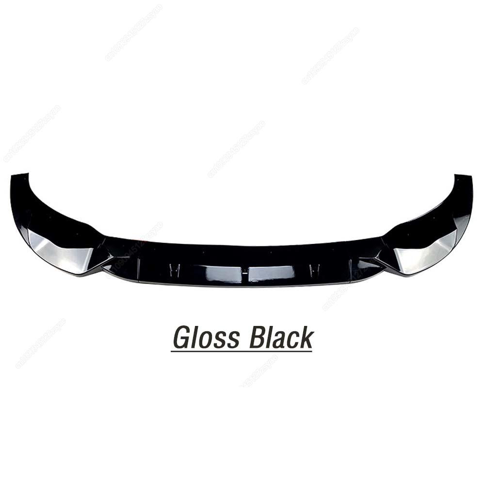 Car Front Bumper Lip Splitter For BMW X3 G01 X4 G02 M40i M40d M-Pack M-Sport 2017-2021 Black Spoiler Diffuser Body Kit Tuning