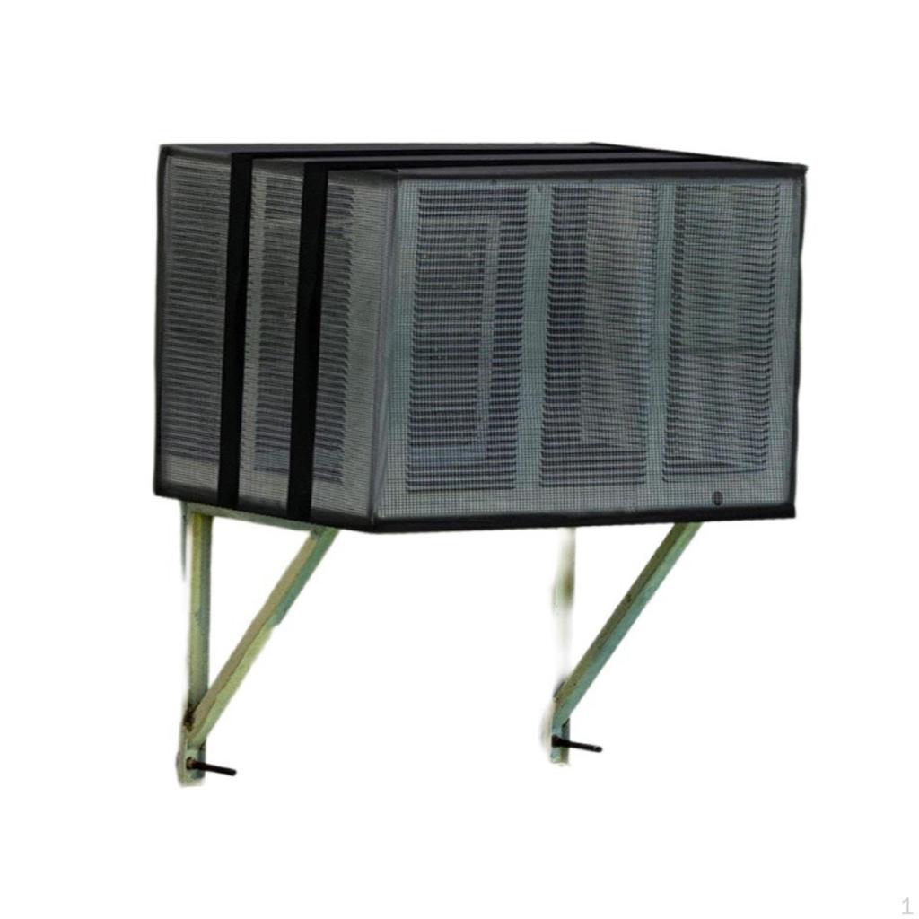 Klimaanlagenabdeckung Schutzhülle Leichtgewicht mit Verstellbaren Riemen Netz Klimatisierung