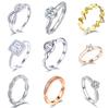 Trade Assurance 925 Sterling Silver Rings in Stock Wedding Rings for Girl