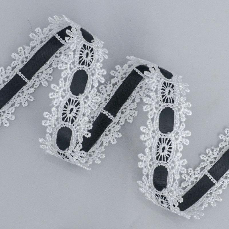 Pachet elegant de carduri handmade cu panglică din dantelă ajurată față-verso, accesorii pentru rochii din dantelă solubilă în apă, accesorii vestimentare, panglici pentru realizarea de articole de artizanat