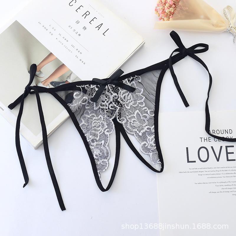 7color Gift beautiful lace leaves Women's Sexy lingerie Thongs G-string Underwear Panties Briefs Ladies T-back 1pcs/Lot JS668