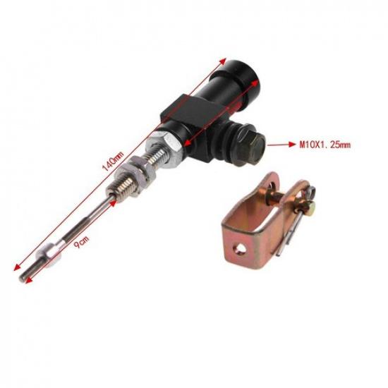 Universal Motorcycle Hydraulic Clutch Master Cylinder Rod Brake Pump Kit Durable