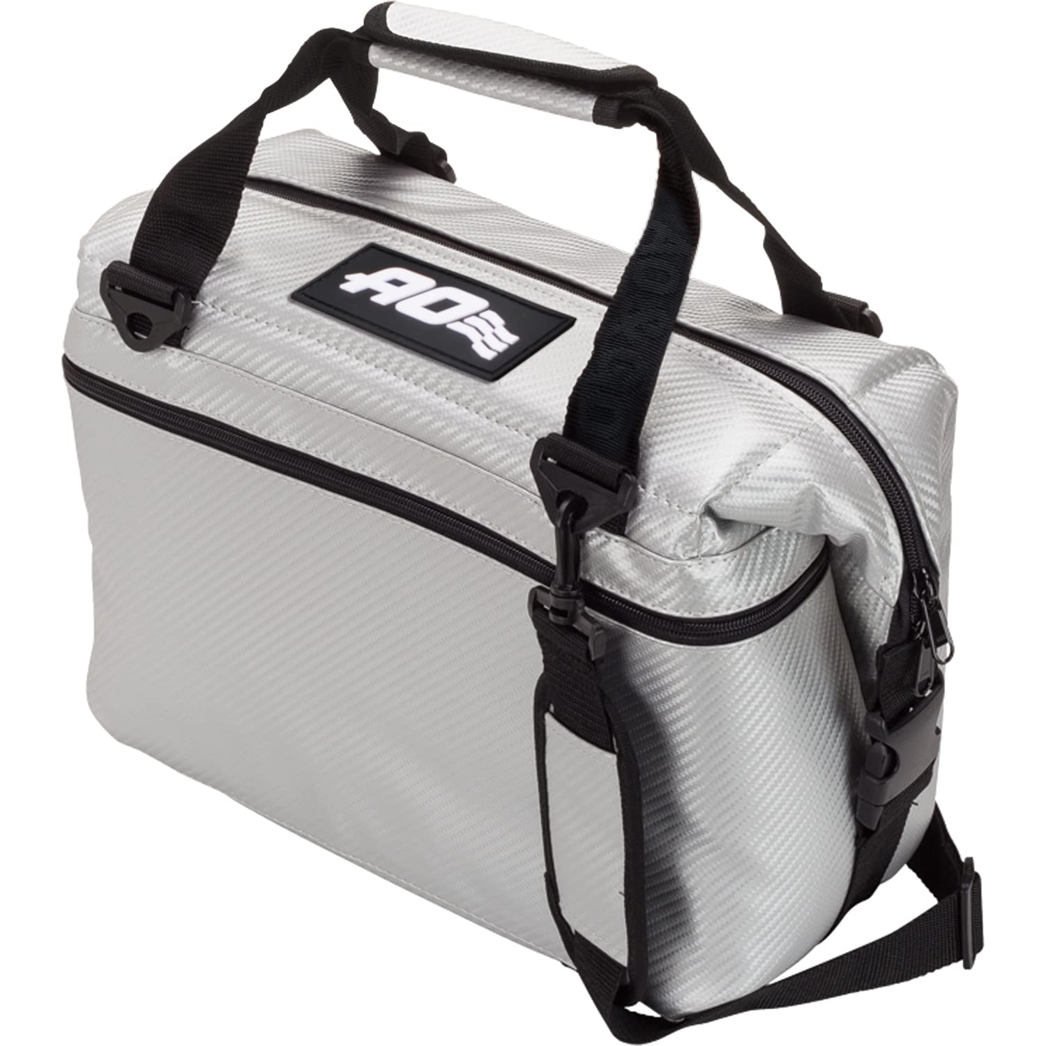 

5 лет AO Coolers 12 Pack Carbon Soft Cooler Silver 11L устойчивый к пятнам легкий изолированный холодильник-коробка-холодильник сумка-холодильник изолированная сумка для кемпинга на открытом воздухе