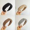 Retro Style Headbands Knitted Cross Knot Womens Solid Color Accessories Hair