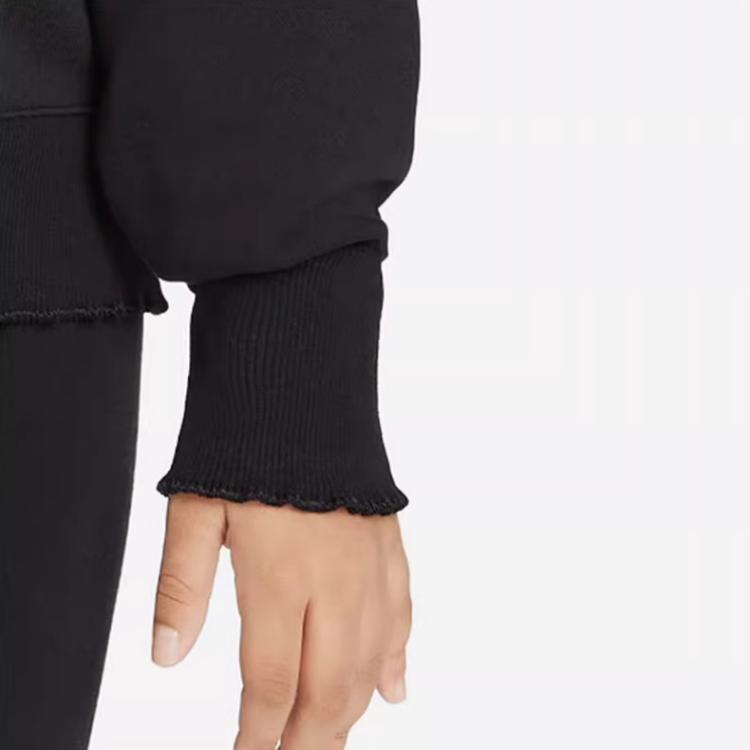 Nike Casual Warm Skin-Friendly American Vintage Sweatshirt Kids sweatshirt Black DJ5827-010