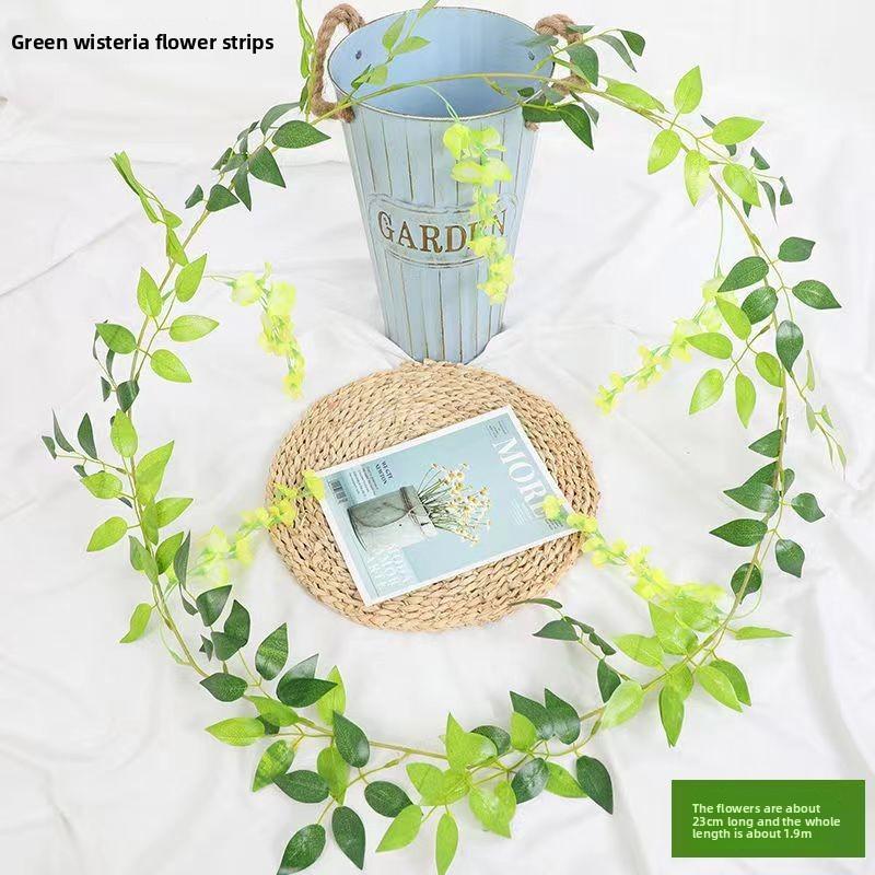Wisteria Artificial Flowers For Garden Decor With Durable Plastic Vine For Indoor And Outdoor Use