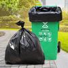 Flat Black Plastic Garbage Bags