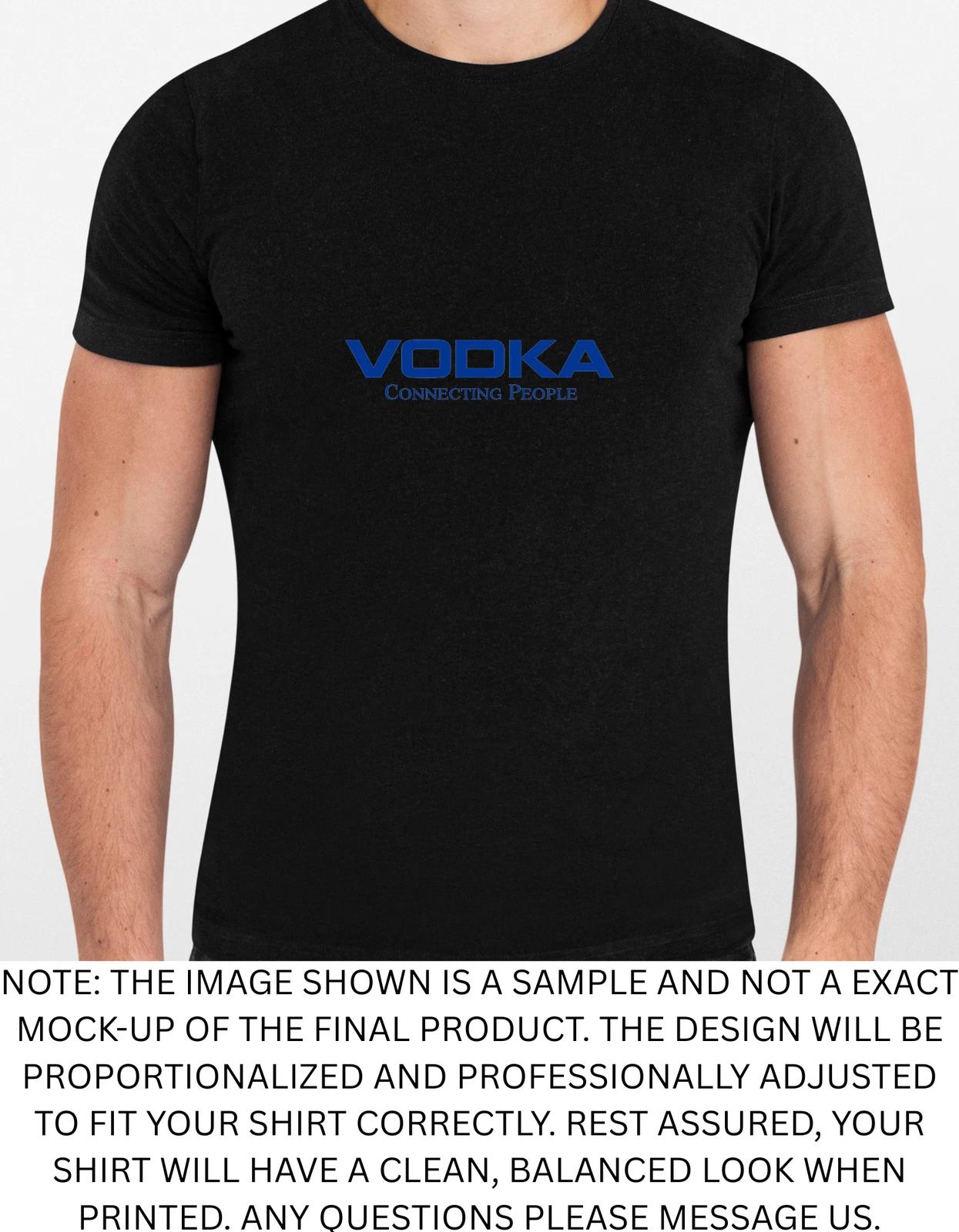 Men s and Women s T-shirts Vodka Spoof Graphic XXXL