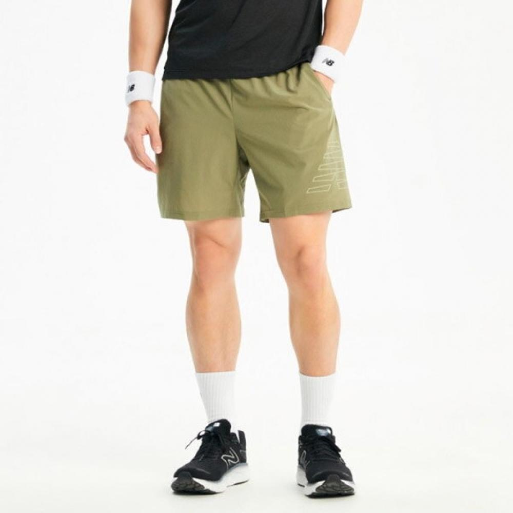 

New Balance Men Running Graphic Shorts Nbnve2p041 49 075/size