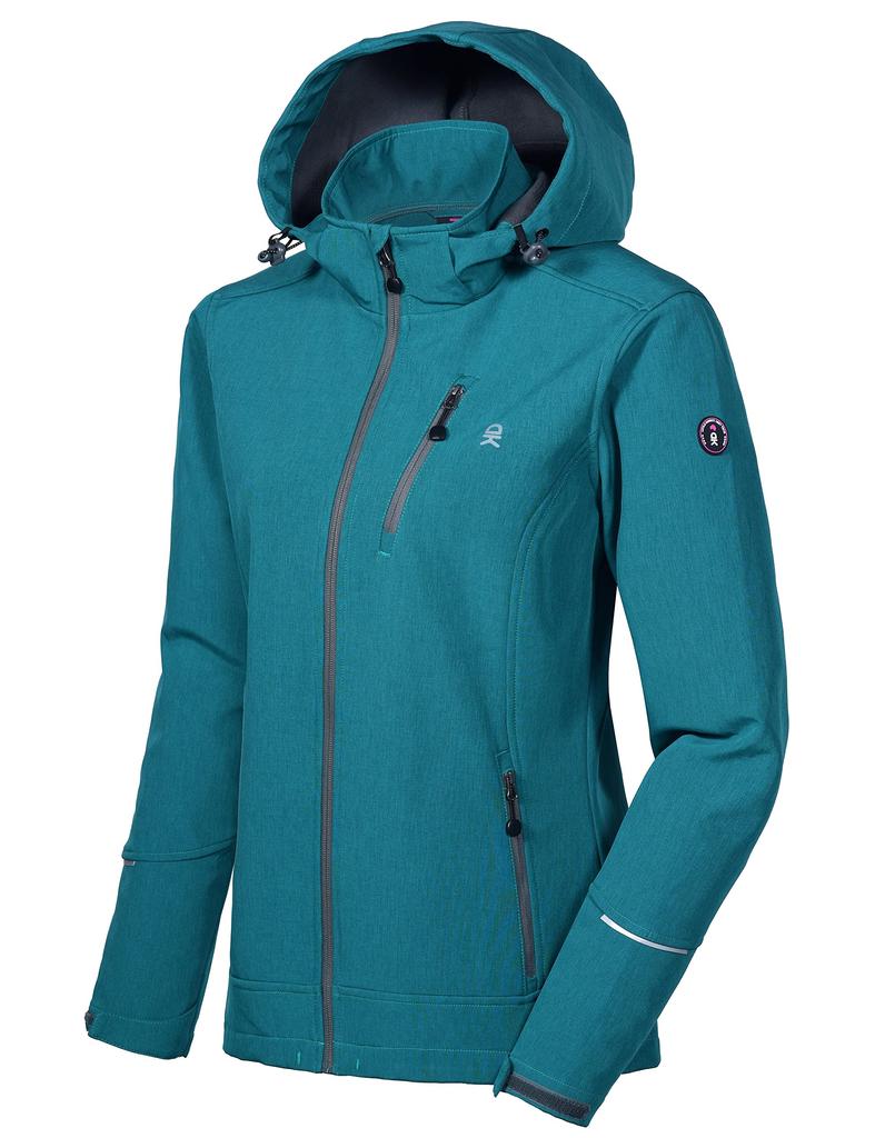 Donkey Ski Outdoor Cold Weather Fleece Removable Deep Lake XS [Little Andy] Women's Jacket, Jacket, Climbing, Hiking, Hoodie, Clothing, Lining, Hood,