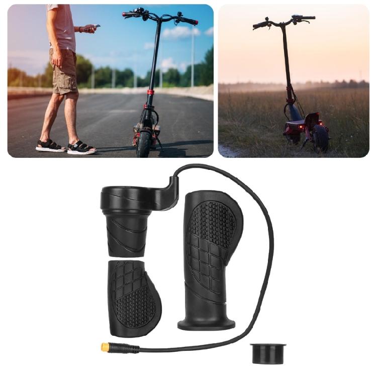 Stoßdämpfende Daumengasgriffe für Elektrofahrräder, Halbgasgriffe, Kurzstrecke für verbesserte Fahrzeugkontrolle