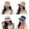 Women's Summer Sun Protection Straw Hat – Breathable, Large Brim, Thin Style Bucket Hat