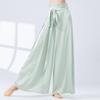 WEZHO Classical & Modern Dance Wide-Leg Satin Pants