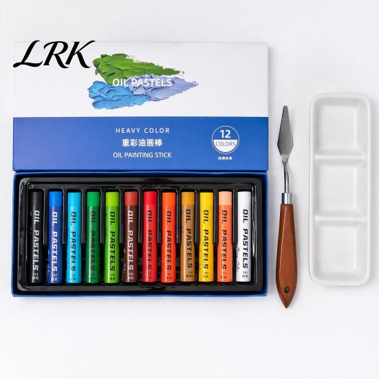 Professionelle Ölpastellkreiden Wasserlösliches Pastellset, Wasserlöslicher Malstift, Hohe Künstler-Zeichenkreiden Deckkraft Mehrfarbige Kreiden,