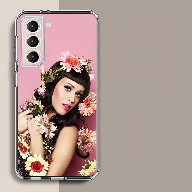 Singer K-Katy Perry Phone Case For Samsung Galaxy S25 Edge S24 S23 FE S21 S20 S10 Plus S22 S26 Ultra Cover Clear Cases TPU Capa