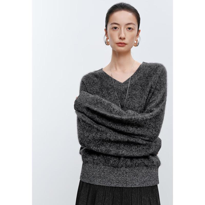 Eifini Simple V-Neck Knit Sweater
