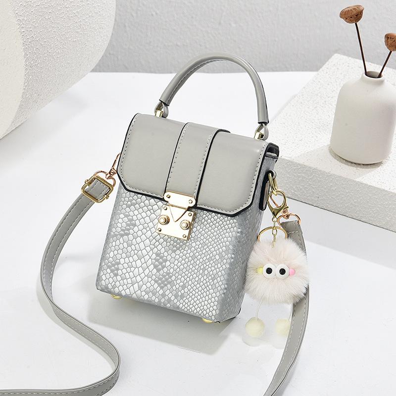 Mini Bag Women's 2025 New Summer Women's Fashion One Shoulder Crossbody Foreign Style Simple and Versatile Mobile Phone Bag