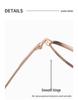 2023 Korean Style Titanium Frame Glasses - Multifunctional Myopia & Anti-Blue Light, Flat Upper & Round Lower Design