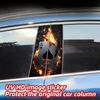 Poker Car Stickers Car B-pillar Decal Waterproof Stickers Auto Center Pillar Sticker Cover Scratches Vehicle Decor Accessories