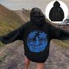 Women's 2025 College Style Cute Hooded Sweatshirt, Long Sleeve Drawstring Pullover with Pocket