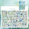 200 listů, materiál pro krajinu, papír, dekorace, deník, album, scrapbooking, materiál, pozadí, papír, odpadky, deníkové potřeby