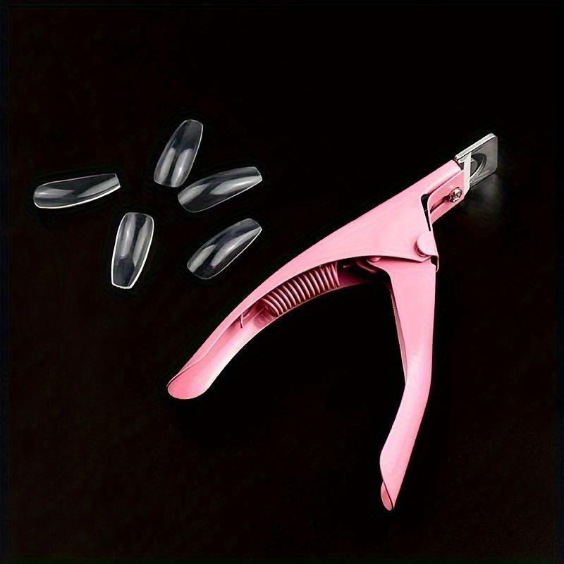 1pc Professional Nail Capsule Cutter U-Shaped False Acrylic Nail Tips Cutter Stainless-Steel Cut Trimmer Manicure Scissors