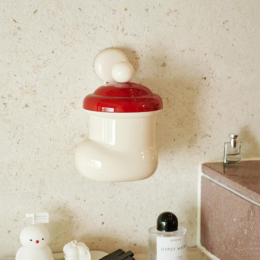 

1 шт. Творческий мусорный бак для домашнего использования, симпатичный настенный, с покрытием, внешний вид, высококачественный, настольный, маленький, для мусора бежевый